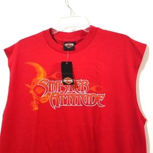 Mens Harley Davidson Sleeveless Tee